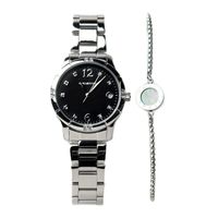 RE.MT.1761-0707.1  Kit Relogio Analogico Com Pulseira Feminino Chilli Beans Metal Prata -3-